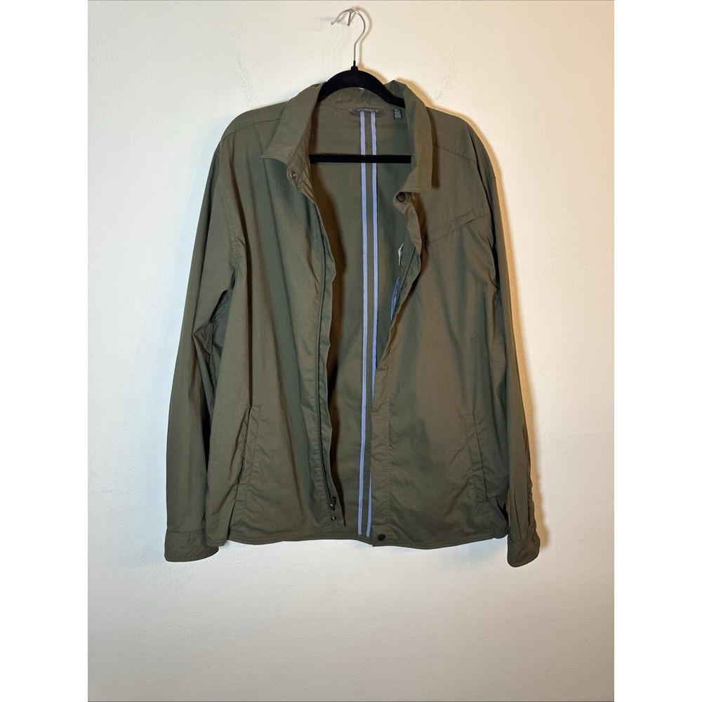Toad&Co Men's XL Transverse ShirtJacket Full Zip Olive Green Lightweight Shacket - Picture 13 of 13